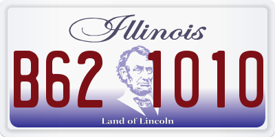 IL license plate B621010