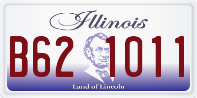 IL license plate B621011