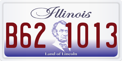 IL license plate B621013
