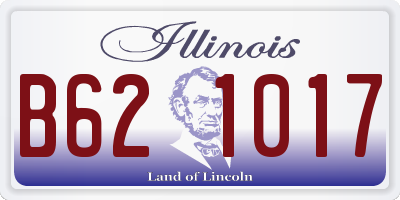 IL license plate B621017