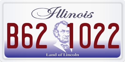 IL license plate B621022