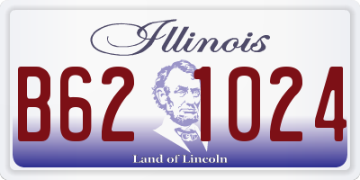 IL license plate B621024