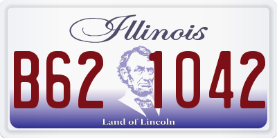IL license plate B621042