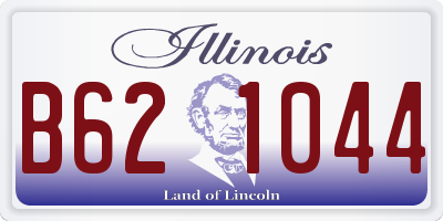 IL license plate B621044