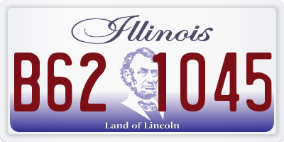 IL license plate B621045