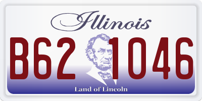 IL license plate B621046
