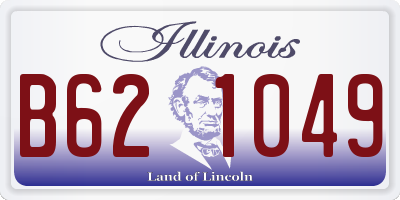 IL license plate B621049