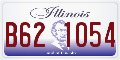 IL license plate B621054