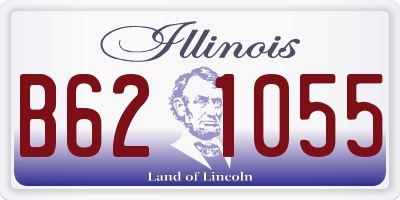 IL license plate B621055