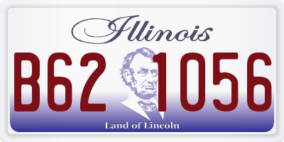 IL license plate B621056