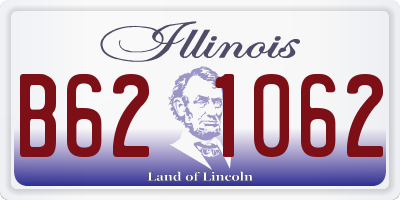 IL license plate B621062