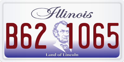IL license plate B621065