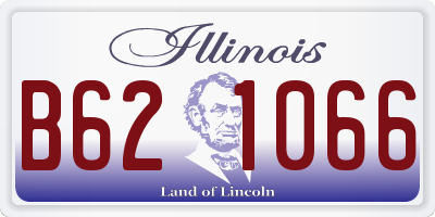IL license plate B621066