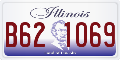 IL license plate B621069