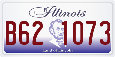 IL license plate B621073