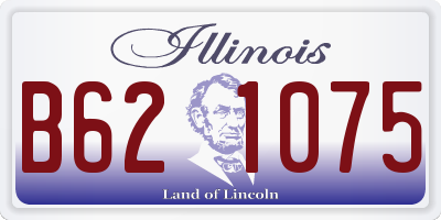 IL license plate B621075