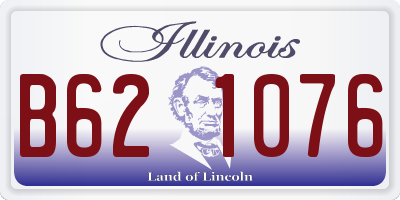 IL license plate B621076