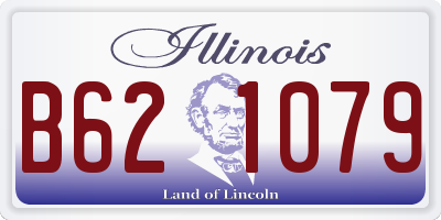 IL license plate B621079