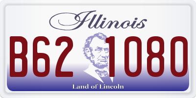 IL license plate B621080