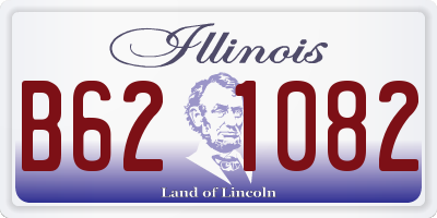 IL license plate B621082