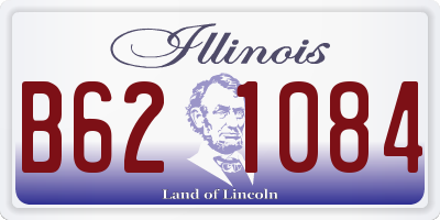 IL license plate B621084