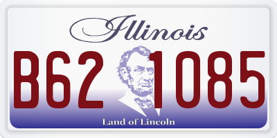 IL license plate B621085