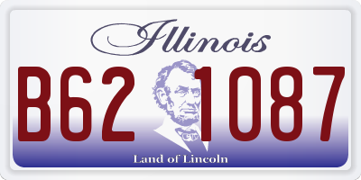 IL license plate B621087