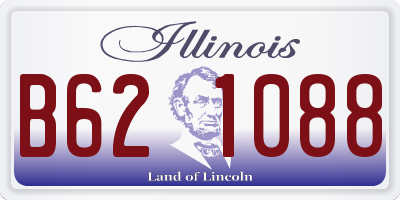 IL license plate B621088