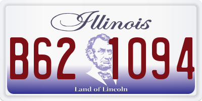 IL license plate B621094