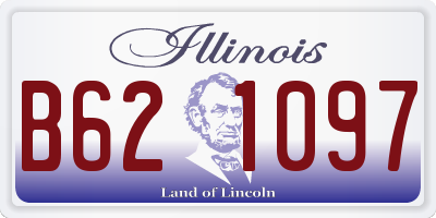 IL license plate B621097