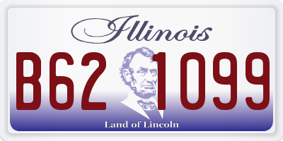 IL license plate B621099