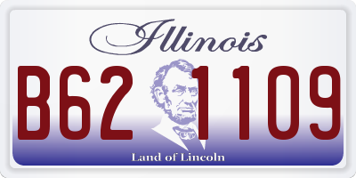 IL license plate B621109