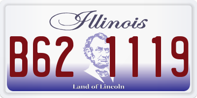 IL license plate B621119