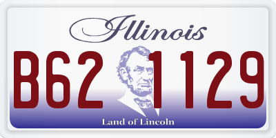 IL license plate B621129