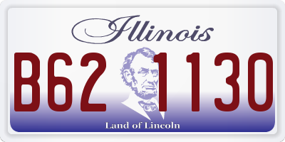 IL license plate B621130