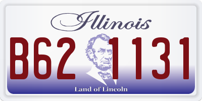 IL license plate B621131