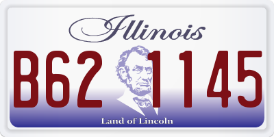IL license plate B621145