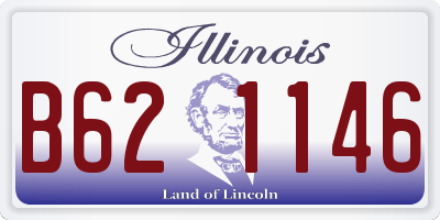 IL license plate B621146