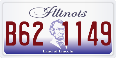 IL license plate B621149