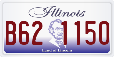IL license plate B621150