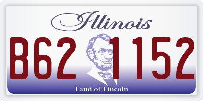 IL license plate B621152