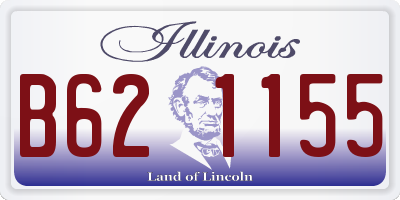 IL license plate B621155