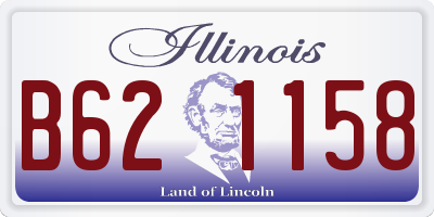 IL license plate B621158