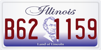 IL license plate B621159