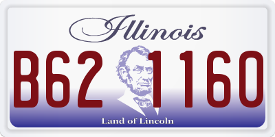 IL license plate B621160