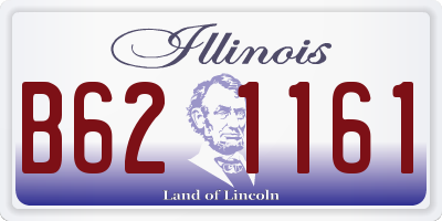 IL license plate B621161