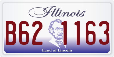 IL license plate B621163