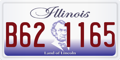IL license plate B621165