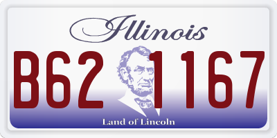 IL license plate B621167