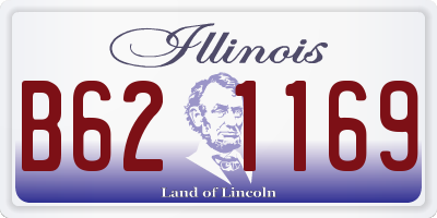 IL license plate B621169